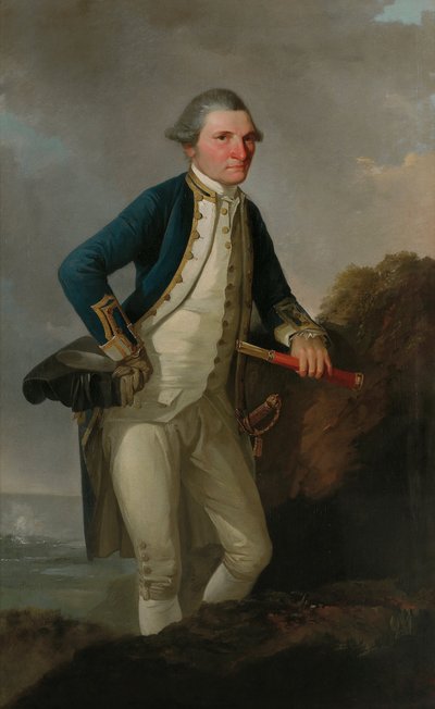 Portret van Kapitein James Cook door John Webber